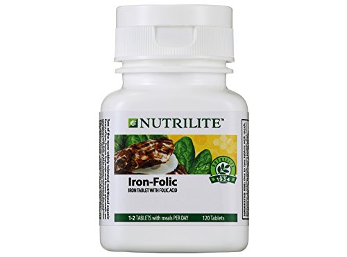 1 x Amway Nutrilite Fólico de Ferro (120 abas) : Amazon.com.br